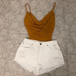 Mustard Tank Top Bodysuit
